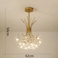 DecorBites™ Crystal Bouquet Pendant Light Chandelier in Black and Gold