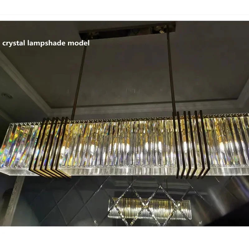 DecorBites™ Gold Lustre Steel Pendant Lights - Luxury Dining Room LED Hanging Lamp