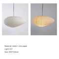 DecorBites™ Japanese Rice Paper Pendant LED Lamp for Cozy Living and Dining Spaces