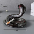 DecorBites™ Cobra Ashtray Resin Crafts: Stylish Smoking Accessories for Home and Office