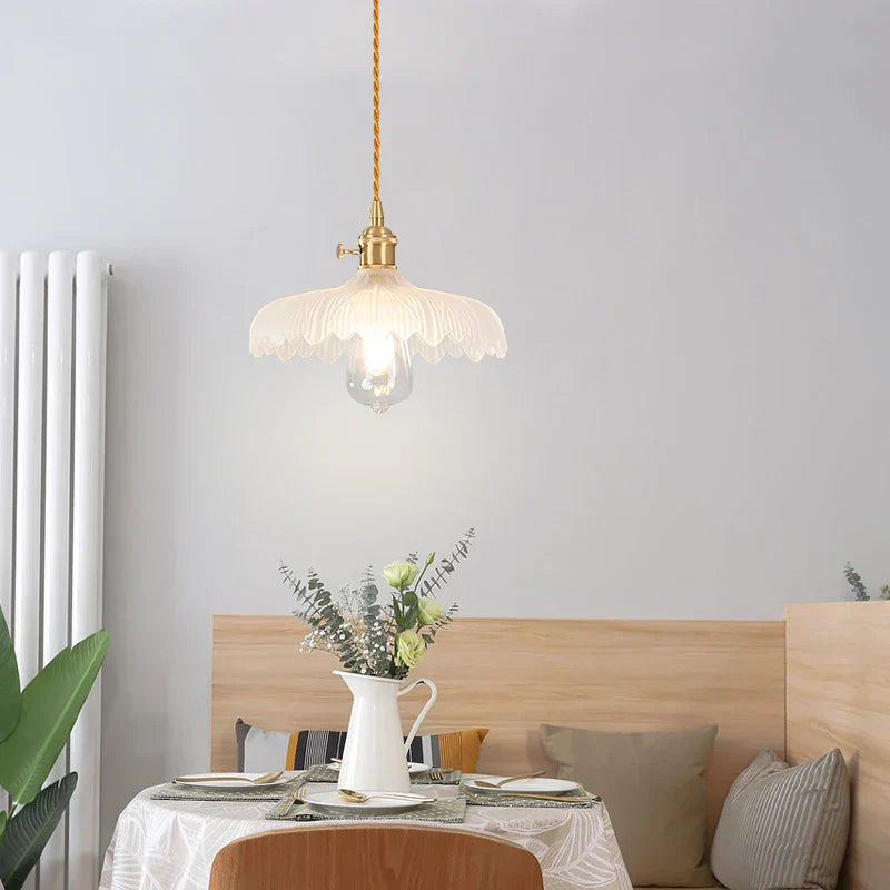 DecorBites™ Green Glass LED Pendant Lights | Nordic Modern Kitchen Hanging Lamp Fixtures
