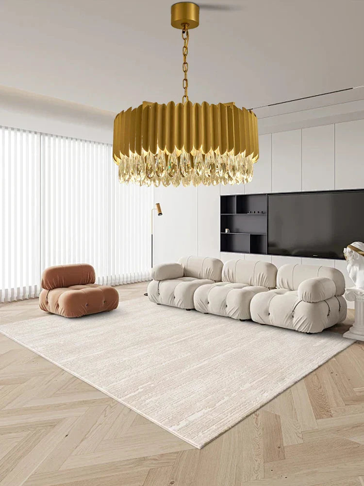 DecorBites™ Crystal Water Droplet Pendant Lights: Elegant LED Dimmable Lamps for Dining Room Foyer