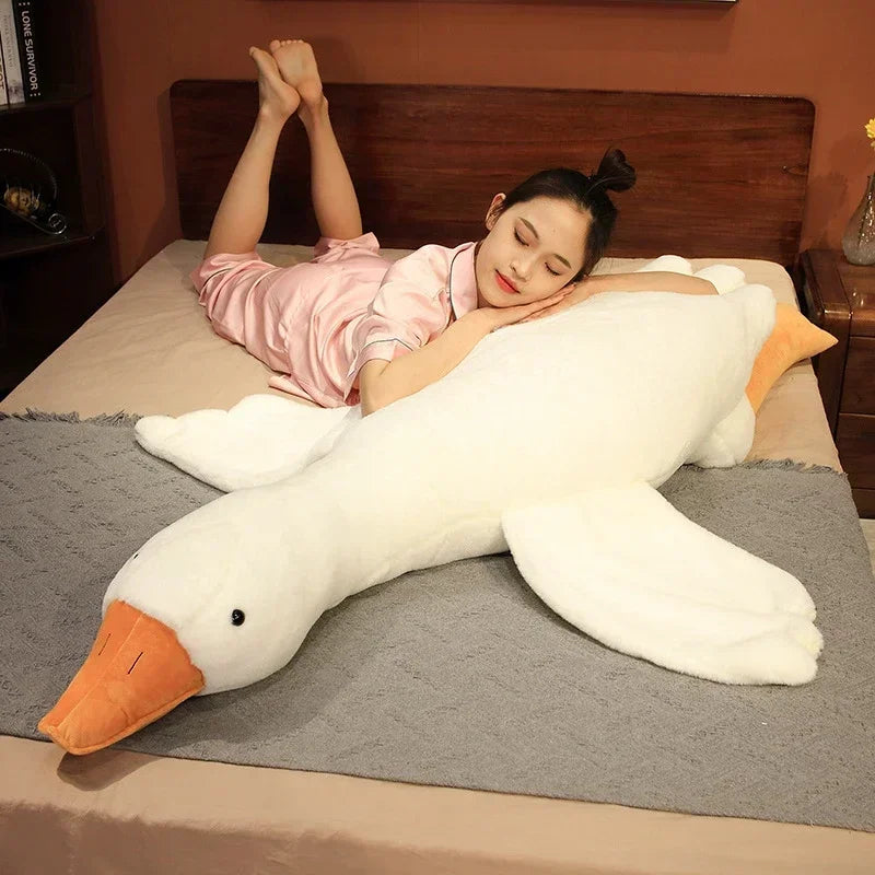 DecorBites™ Goose Sleep Body Pillow Doll for Bedroom, Girlfriend, Festival Gift