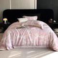 DecorBites™ Jungle Print Flowers Bedding Set: Silky Soft Duvet Cover, Sheet Set, Pillowcase