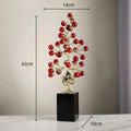 DecorBites™ Grape Vine Metal Sculpture Handicraft Home Decor Figurine