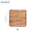 DecorBites™ Acacia Wood Coffee Tray | Versatile Food Serving Tray for Desserts and Tea