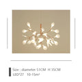 DecorBites™ Luxe Chandelier: Modern Nordic Ceiling Light for Living & Dining Room
