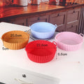 DecorBites™ Air Fryer Silicone Basket Trays Baking Grill Pan Pizza Mat Accessories
