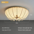 DecorBites™ Crystal Dimmable LED Ceiling Light for Modern Bedroom Decor