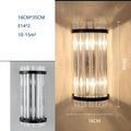 DecorBites™ Crystal Wall Lamp: Modern Light Luxury for Living Room, Bedroom, and Corridor.