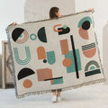 DecorBites™ Double-sided Ethnic Tapestry Sofa Blanket