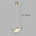 DecorBites™ Dolphin Chandelier: Modern Luxury Pendant Light for Living Room and Children's Bedroom