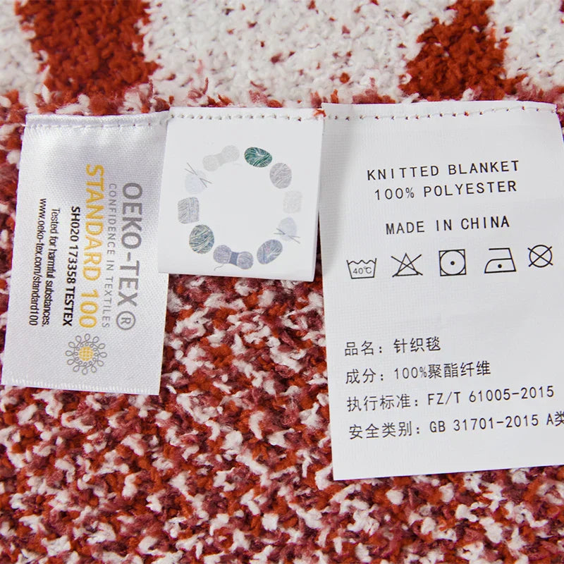 DecorBites™ Knitted Blanket Throws 120x150cm