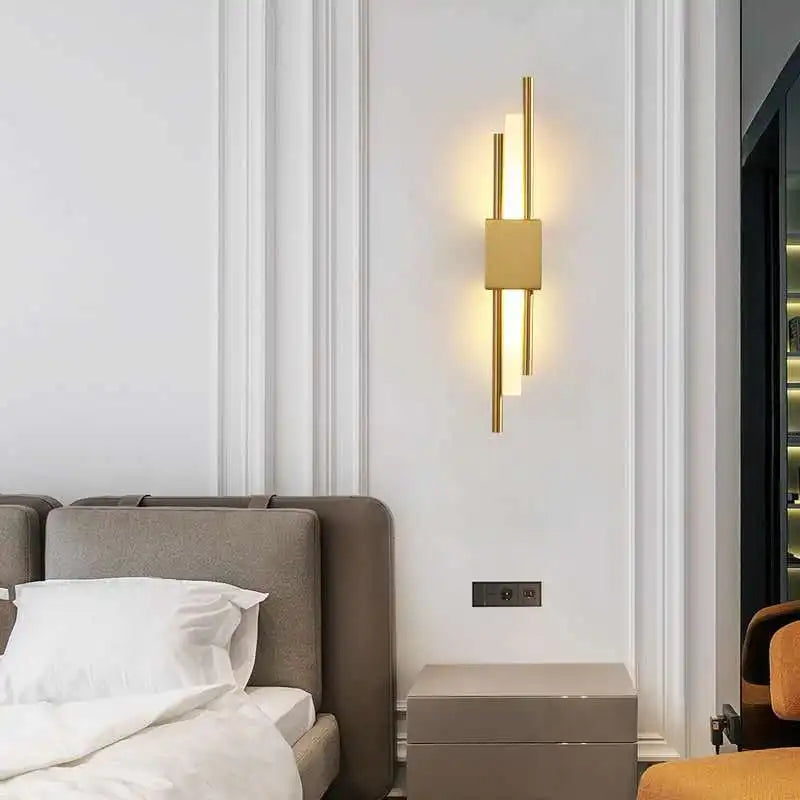 DecorBites™ Acrylic Pipe LED Wall Lamp: Modern Stylish Wall Sconce for Living Room, Bedroom, Hallway