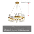DecorBites™ Gold Metal S Shape LED Pendant Lamp for Luxury Living, Bedroom, and Hotel