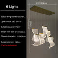 DecorBites™ LED Light Guide Ceiling Chandelier Modern Novelty for Living Room Decor Lighting