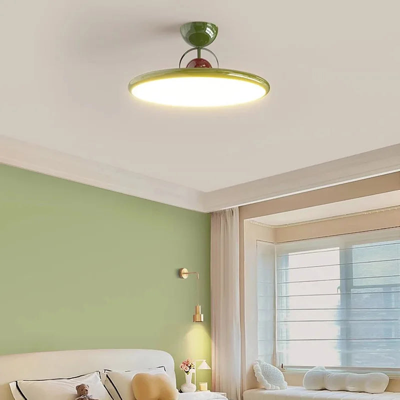 DecorBites™ Cream Iron Nordic LED Ceiling Light - Indoor Decorative Luminaires