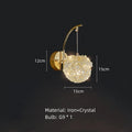 DecorBites™ Crystal Gold Ceiling Light for Bedroom Dining Room G9 Bulb