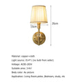 DecorBites™ Copper Wall Lamp Light: Luxury European Design for Home, Hotel, Bedroom, Hallway