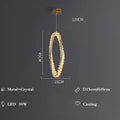 DecorBites™ Crystal LED Pendant Chandeliers for Luxury Living Room Decor