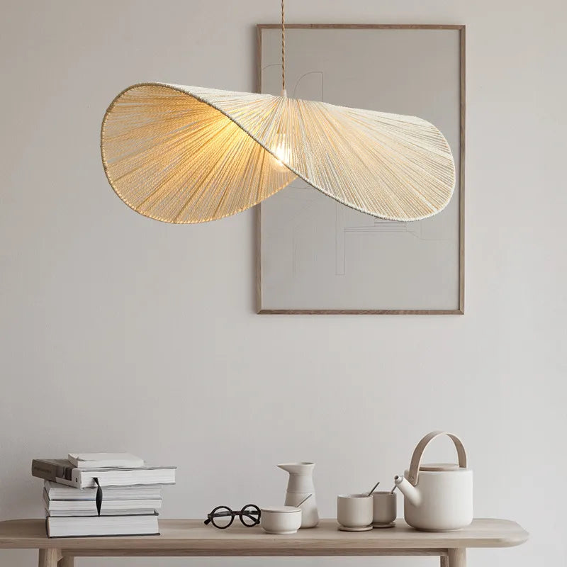 DecorBites™ Handmade Rattan Rope Vertigo Woven Pendant Lamp for Home and Hospitality