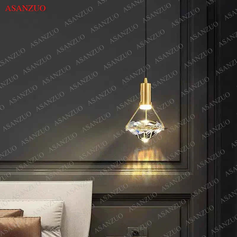 DecorBites™ Crystal Diamond LED Wall Sconce for Luxury Home Decor Lighting