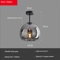 DecorBites™ Glass Ball LED Ceiling Light: Modern Nordic Living Room Hallway Kitchen Interior Lamp