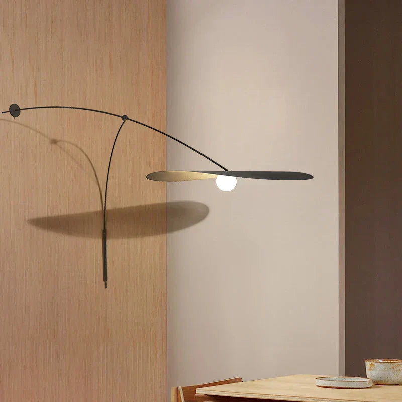 DecorBites™ Adjustable Glass Shade LED Wall Lamp for Home Decor and Reading Light