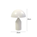 DecorBites™ Gold Iron Mushroom Table Lamp for Home Decor, Living Room, Bedroom - G9 Interface