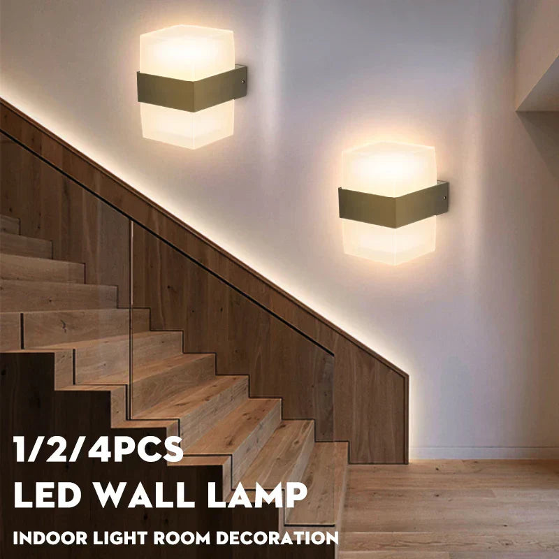 DecorBites™ LED Facade Wall Light for Home and Garden Decor, Waterproof Stair Luminaire