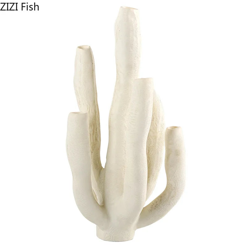 DecorBites™ Coral Landscape Sculpture - Modern Desk Ornament for Room Aesthetics