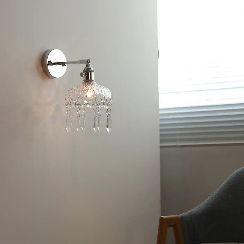 DecorBites™ Crystal LED Wall Light – Modern Nordic Living Room Bedside Lamp