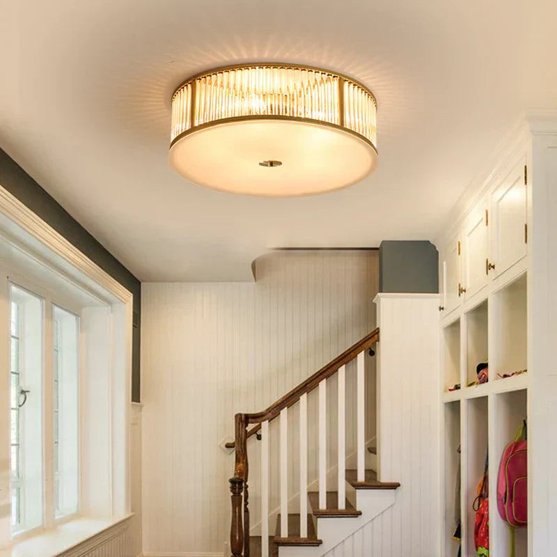DecorBites™ Crystal LED Ceiling Lamp for Luxury Living Room and Bedroom Lighting