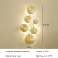 DecorBites™ Industrial Nordic Lotus Leaf Wall Sconce: Retro Loft Style for Home, Hotel, Aisle