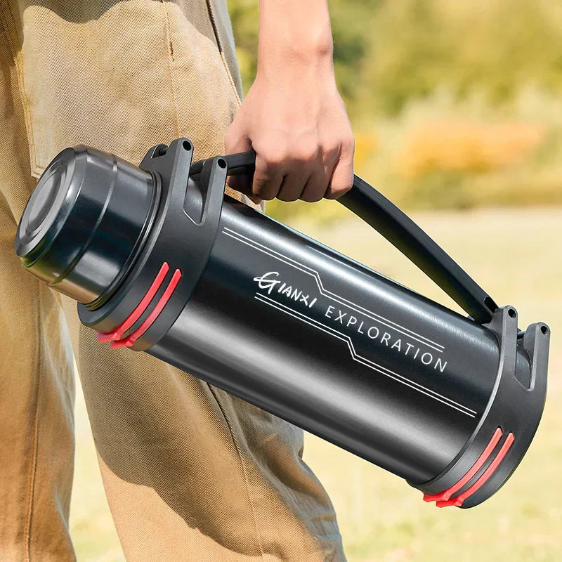 DecorBites™ Insulated Stainless Steel Water Bottle Large Capacity Flask Outdoor Travel Cup