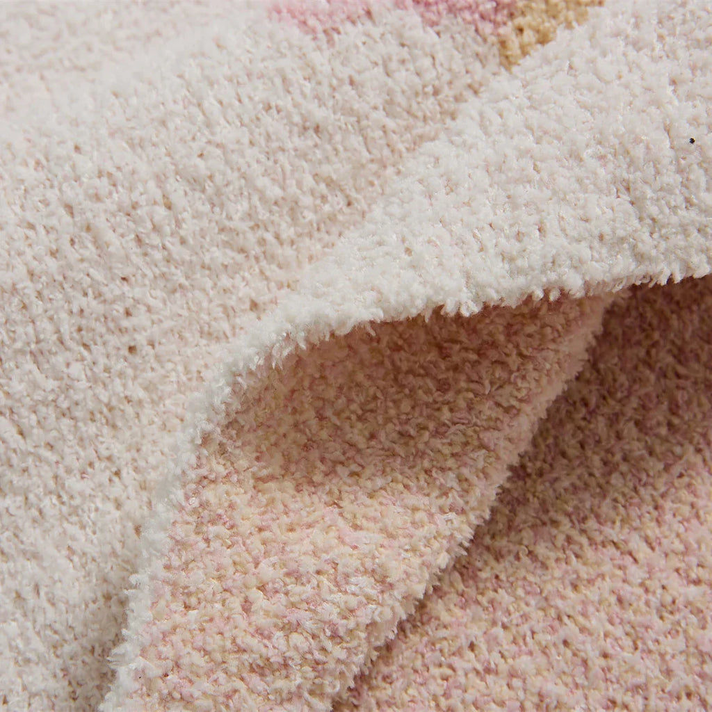 DecorBites™ Kawaii Ice Cream Jacquard Blanket