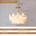 DecorBites™ French Chandelier Garden Light with K9 Crystal | Elegant Pearl Shell Design