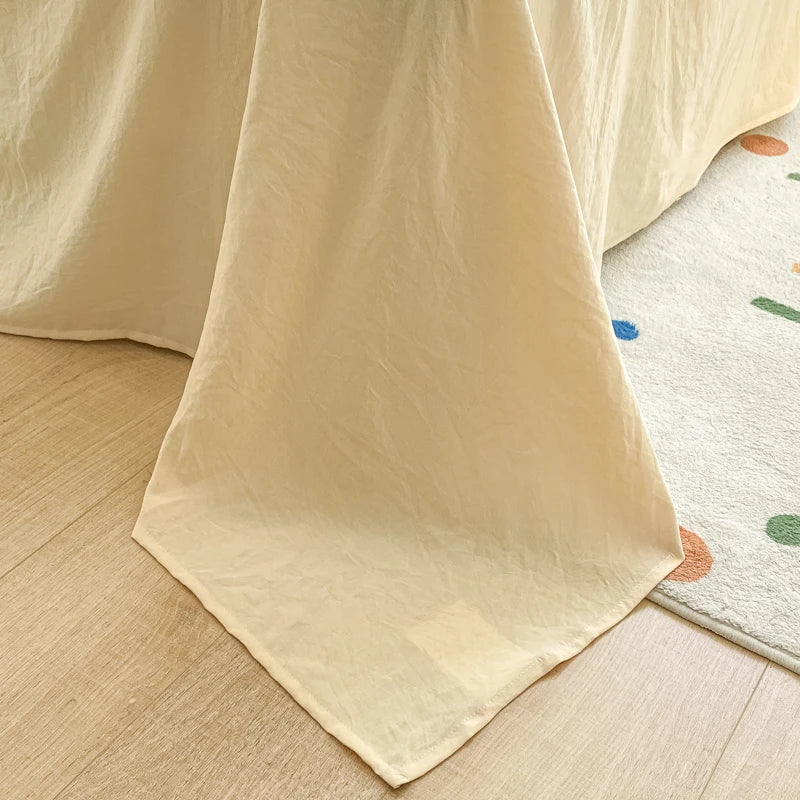 DecorBites™ Fresh Bubble Yarn Fabric Bedding Set - Soft, Breathable Duvet Cover with Sheet