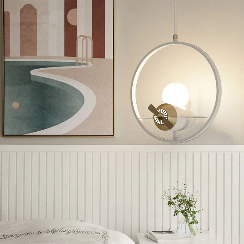 DecorBites™ Helicopter Chandeliers: Indoor Hanging Lights for Kids' Bedrooms and Living Rooms
