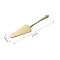 DecorBites™ Gold Cake Shovel Spatula: Wedding Party Baking Pastry Serve Restaurant Silverware