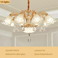 DecorBites™ Crystal Ceiling Chandelier for Modern Luxury Living Room & Hotel Lobby