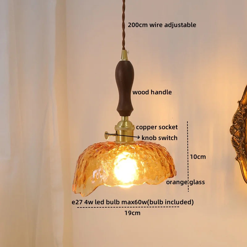 DecorBites™ Ceramic LED Pendant Light Fixture Modern Hanging Lamp for Home Decor