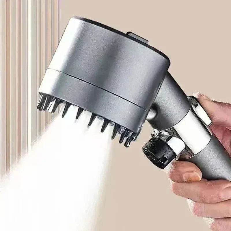 DecorBites™ High Pressure Portable Massage Shower Head - One-Key Stop Water