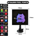 DecorBites™ LED Car Sign Screen with Custom Text Animation - 32x32 Pixel Display