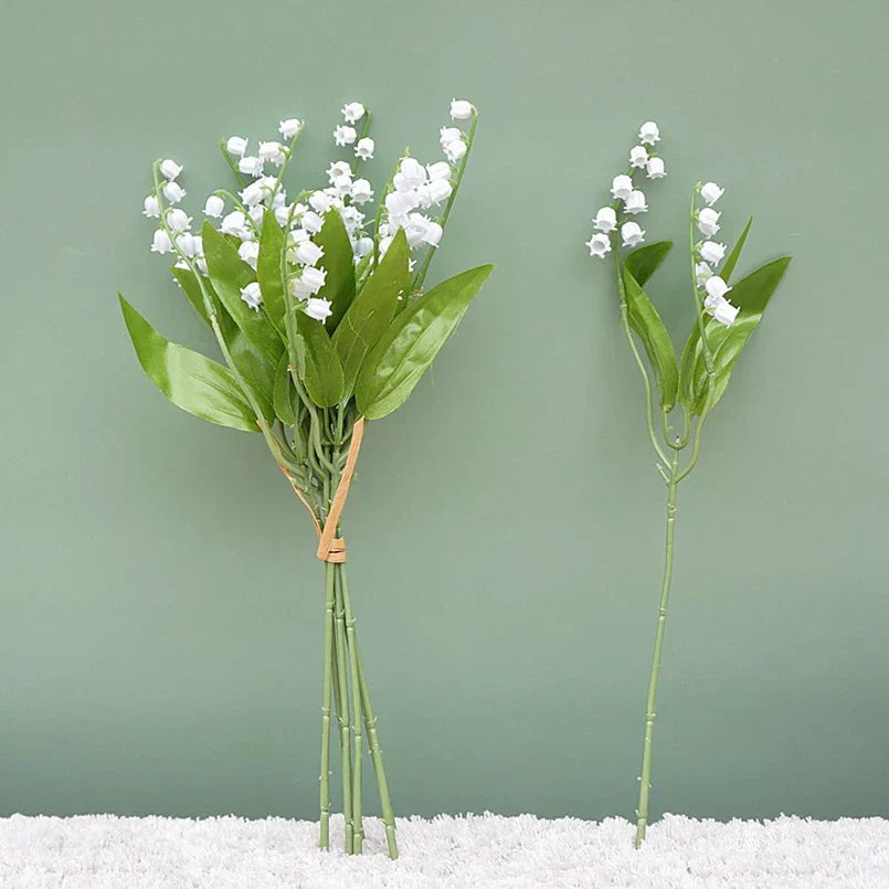 DecorBites™ Bellflower Artificial Flowers Handmade Home Wedding Decoration Bouquet