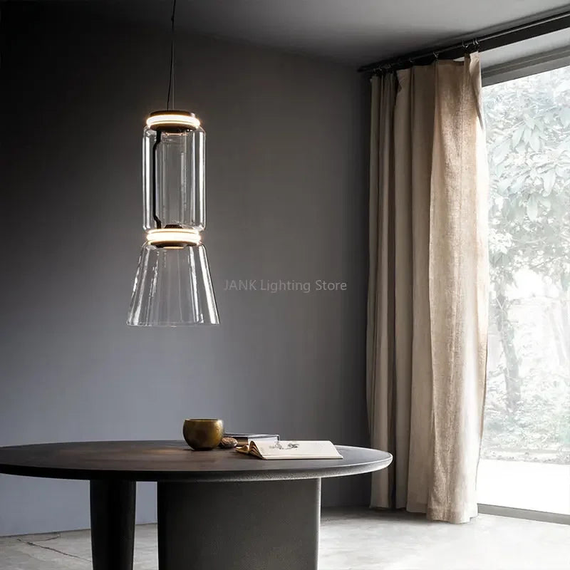 DecorBites™ Glass LED Floor Lamp: Modern Nordic Design for Living Room and Bedroom Decor