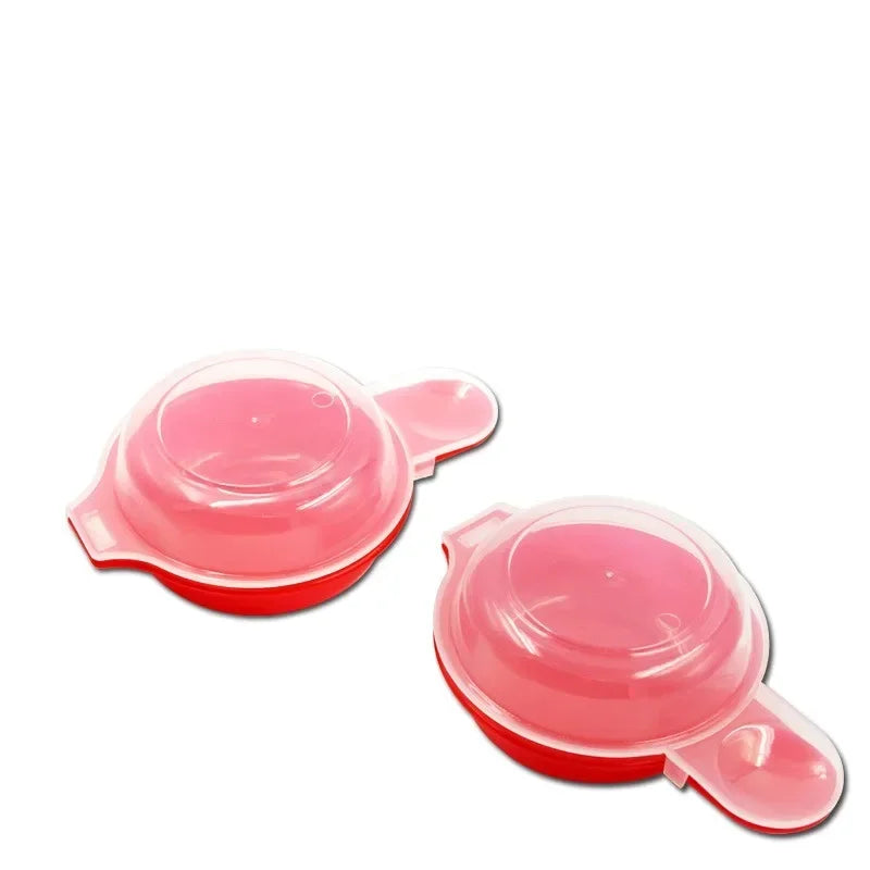 DecorBites™ Easy Eggwich Microwave Egg Cooker & Burger Press Set - Hamburger Pattie Maker