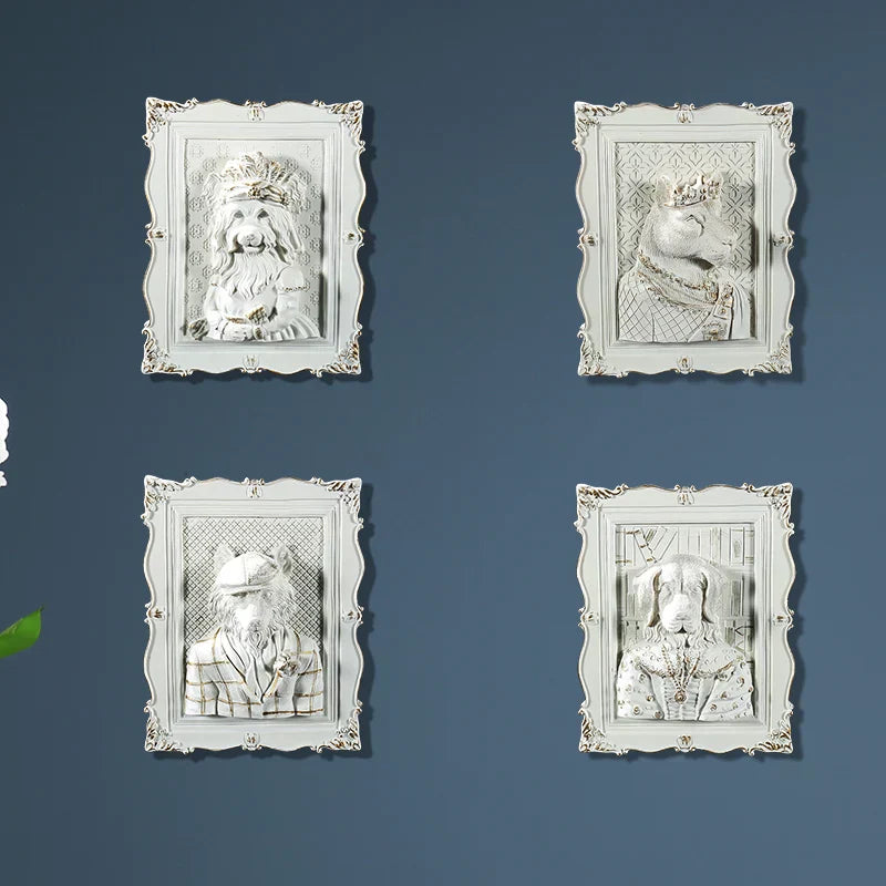 DecorBites™ Earl Cat Resin Pendant Wall Decoration Frame for a Whimsical Touch.