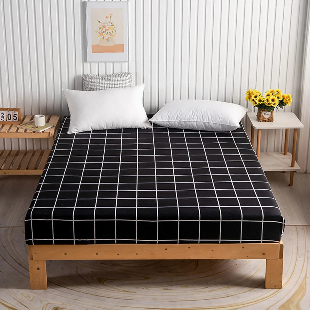 DecorBites™ Geometric Figure Sheet Set with 2 Pillowcases for Bedroom All Seasons