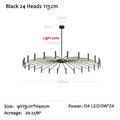 DecorBites™ LED Ceiling Chandelier Nordic Living Dining Room Bedroom Lighting Fixture